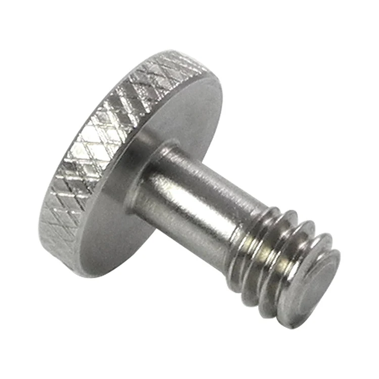 Factory Supply 1/420 Slotted Knurled Head Camera Mounting Thumb Screw