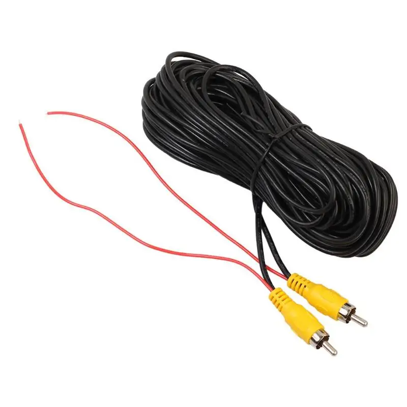 

6m/10m/20m Car CAR Reverse Rear View Parking Camera Video Cable Rear View Video Trigger Wire for All Car Extension Cord