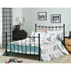 European design factory price metal bed Headboard and Footboard, Queen size