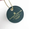 good quality embossed leather tags basic hang tags muti-functional quality leather hangtags