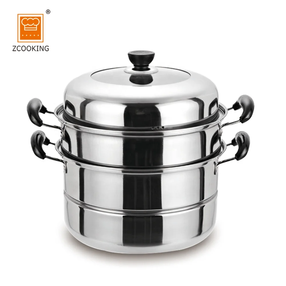 

36cm Kitchenware Stainless Steel Cookware Set Steamer Pot