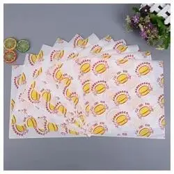 Custom Greaseproof Paper Printed, Food Wrapping Paper Greaseproof, Brown Greaseproof Paper