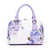 Ethnic Style Blue and White Porcelain Handbags Shoulder Bag Messenger Bag Retro Fashion Shell Package