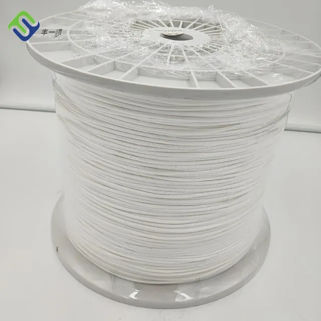 

Fishing line White  Polyester cover UHMWPE rope, White (customized)