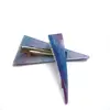 Handmade hair ornaments cellulose acetate long thin hair barrettes hair clip
