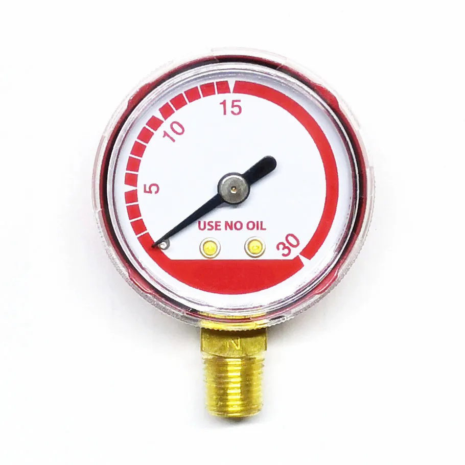 1.5" Y40npt 01530psi Low Lower Mount 40mm Oxygen Pressure Gauge Air