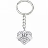 Cheap price wholesale unique custom design greek alphabet sigma gamma rho key ring heart shaped omega psi phi key chain