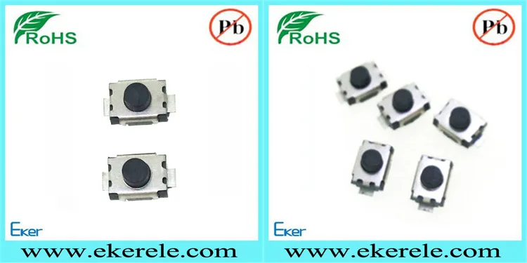 3x4x2mm 2 Pin Micro SMD Tactile Push Button Switch