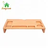 Bamboo Home Furniture Snack Table Monitor Riser Bed Side Table Laptop Stand with Storage Organizer