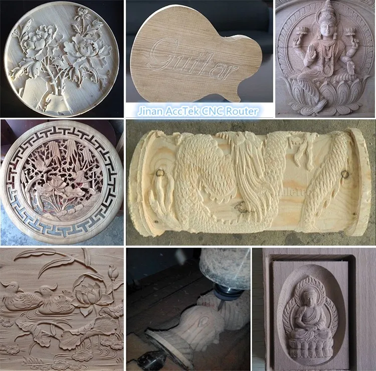 AccTek woodworking cnc router 1325 1530 with rotary axis/New and surprise 4axis wood cnc router auto tool changer