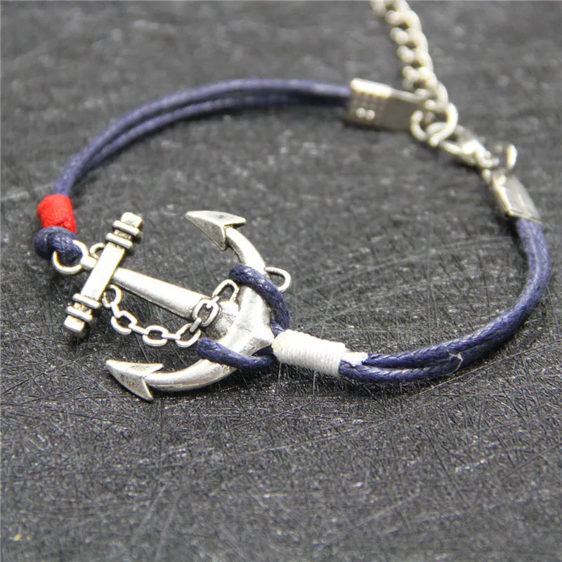 

anchor bracelet Vintage De Ancora Punk Rock Strap Wristband bracelet For Men Women FREE SAMPLE, As the pictures