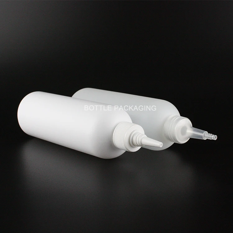 Wholesale 250ml 300ml 350ml Boston Hdpe Frosted Black Plastic Glue