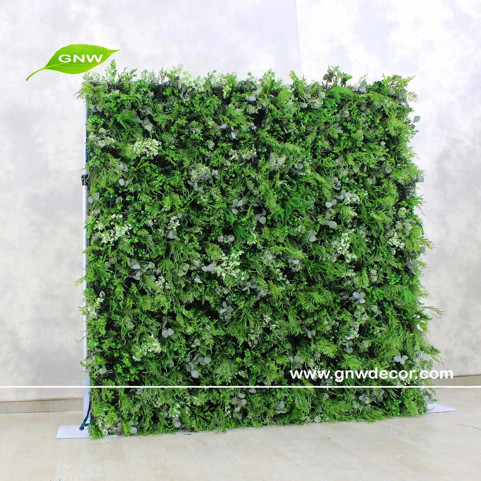 Gnw Custom Size Artificial Flower Wall Backdrop Panels For Your Big Day