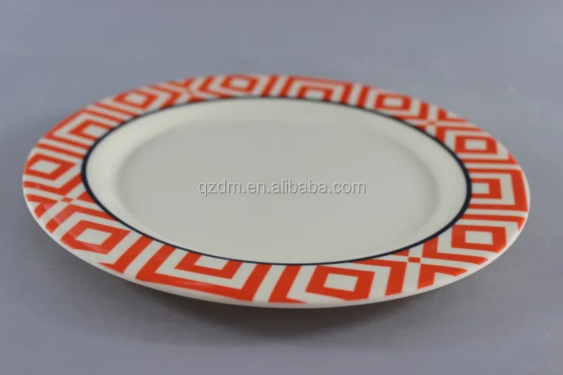 vintage style Melamine Dinner plate 36cm