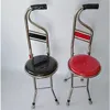 Old People Folding Stool Walking Stick With Chair Function Walking Aids Seat Sticks Walking Seat Cane