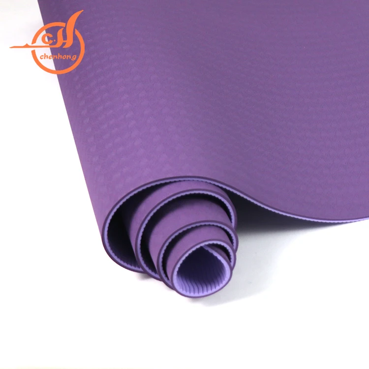 
natural rubber fitness mat 10mm square yoga mat 