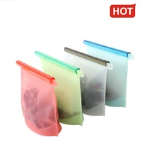 

Hot Sales Vacuum Sandwich Stasher Fresh Cooking Ziplock Reusable Silicone Food Storage Bag