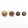 Custom Logo 15mm Press Metal Snap Button For Jeans