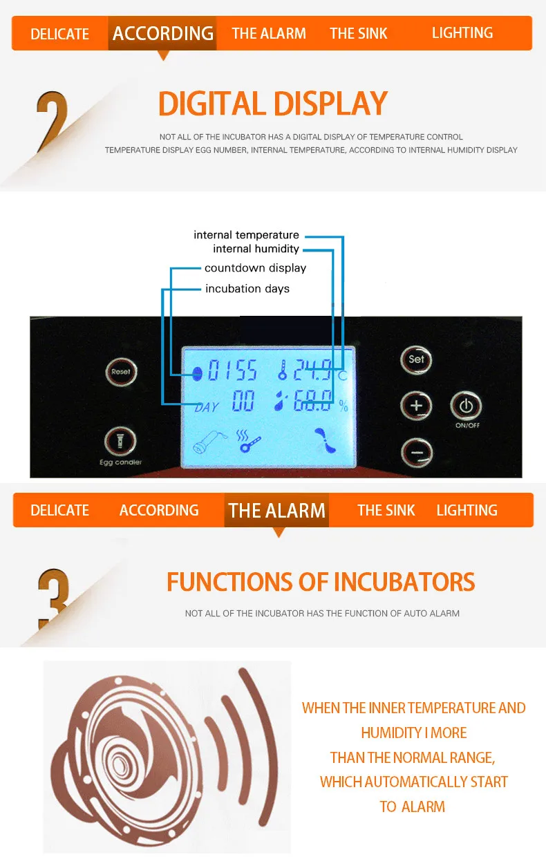 2019 New Arrival! Automatic egg candling function chicken egg incubator hatching machine YZ-56S for sale