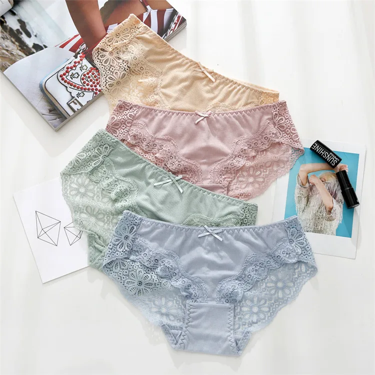 High Waisted Satin Panties Buy Sexy Lace Design Women's Panty,Free