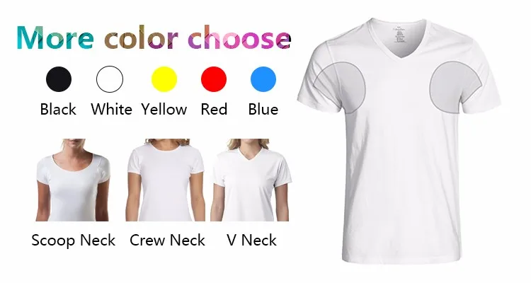 Custom OEM Design Crew Neck Plain Blank T Shirt With Sweat-Resistant