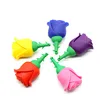 new usb flash Special customized16GB Cartoon pvc flower Rose shape usb 2.0 memory stick flash pen drive usb flash drive 32gb