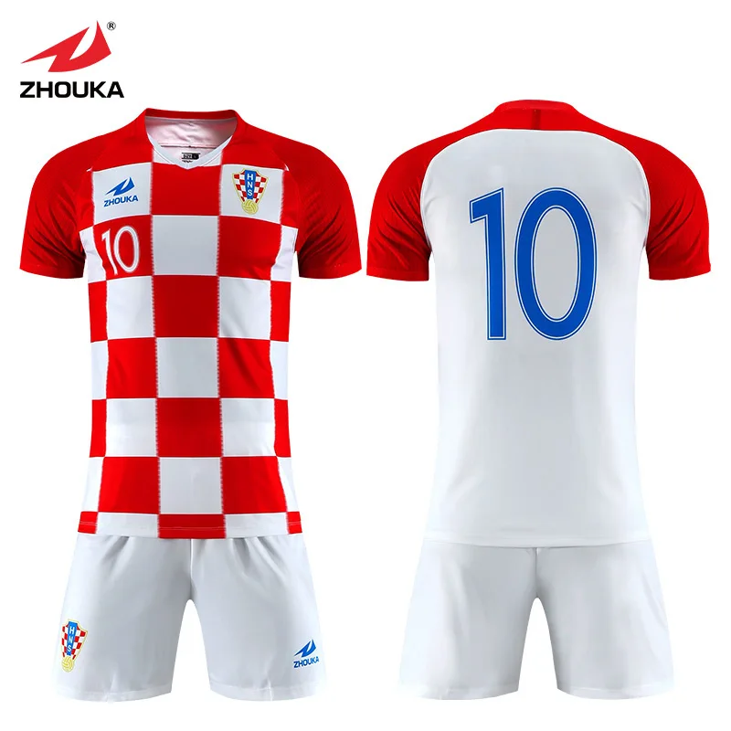 

High end quality football wear jersey kids soccer uniforms