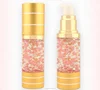 Private label gold foil pink caviar anti aging face skin care serum