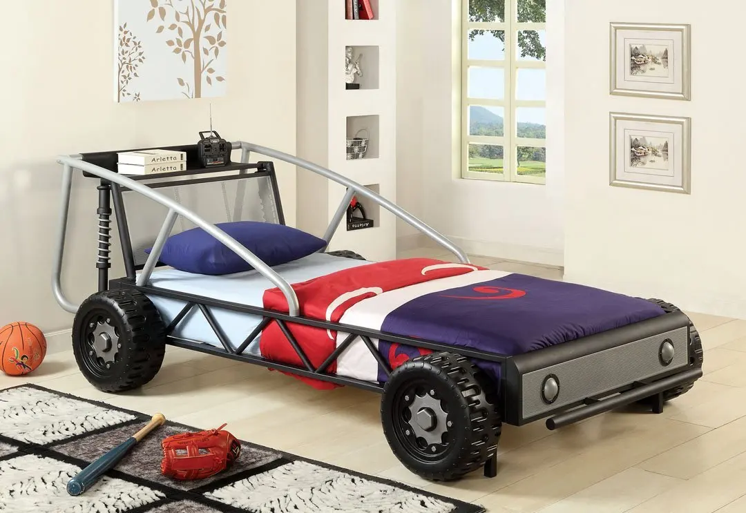 Amazon Ups Shippable Kids Car Bed Single Metal Bed Boy Cheap Children