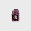 Fakra D Female right angle crimp radio car connector