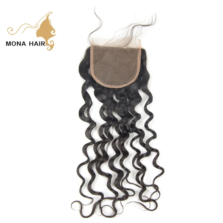 

Wholesale Virgin Deep Wave Lace Closure Brazilian Hair Closure Piece