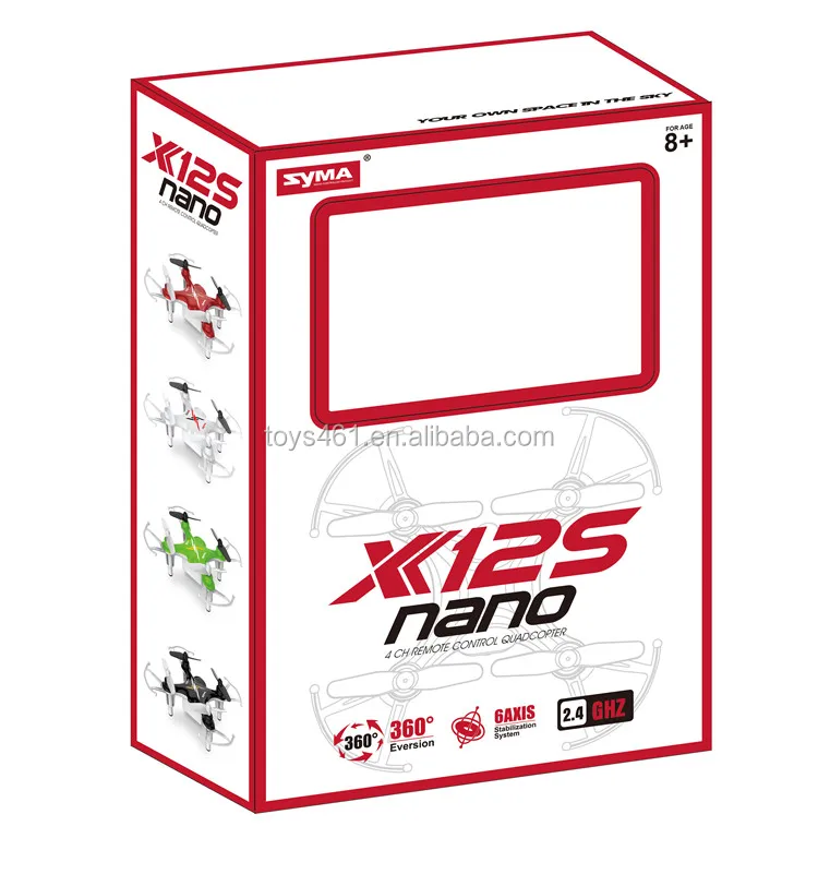 Syma Ufo X12s Nano Explorers Headless Mode Mini Drone 2.4g 4ch 6 Axis
