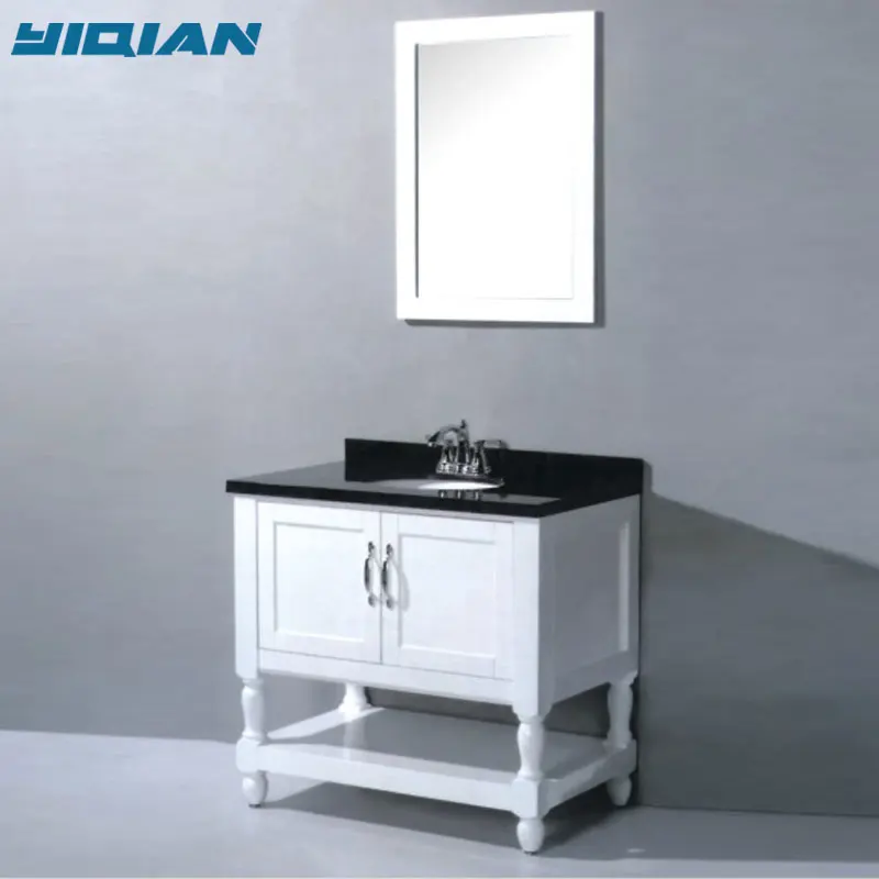 
Top sale Modular Hotel vanity items Commercial Antique Wooden bathroom cabinetsYQ-7044 
