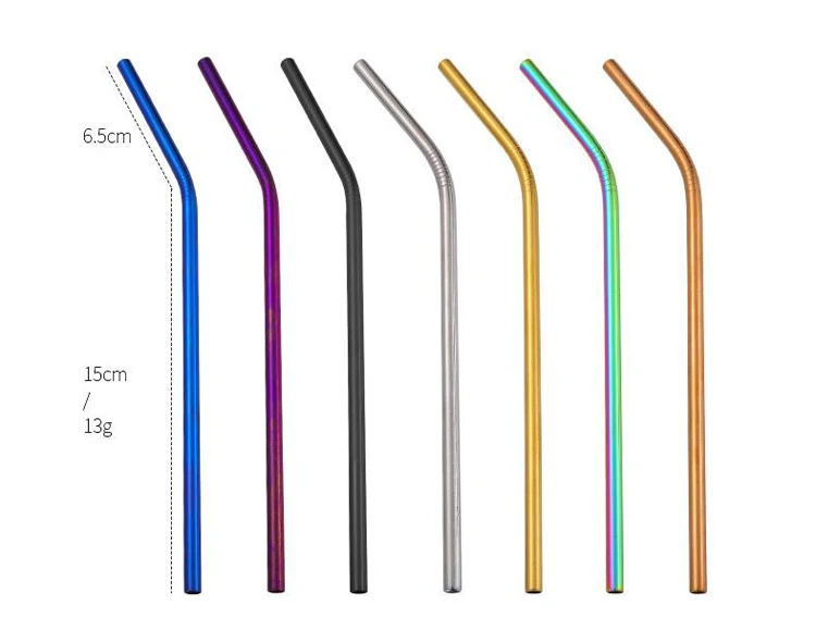 Top Quality Reusable 304 Stainless Steel Drinking Straw For Cocktail Juice Buy Stainless Steel