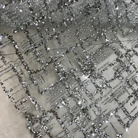 

Cheap Price Wholesale Textile Mesh Guangzhou African Sequin Glitter Lace Fabric