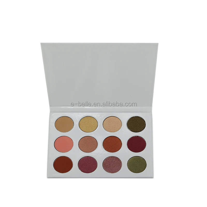 

Custom your brand makeup Vegan waterproof eyeshadow pressed powder palette