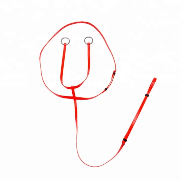 red pvc running martingale