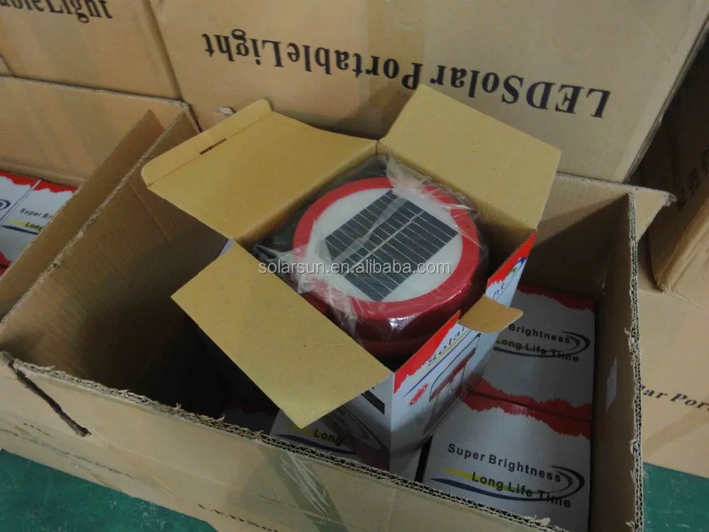 Solar Rechargeable Outdoor Camping 6 LED Night Light Torch Lamp Tent Lantern