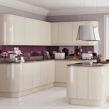 Customized Commercial Used Luxury Kichen Kitchen Cabinets Modern