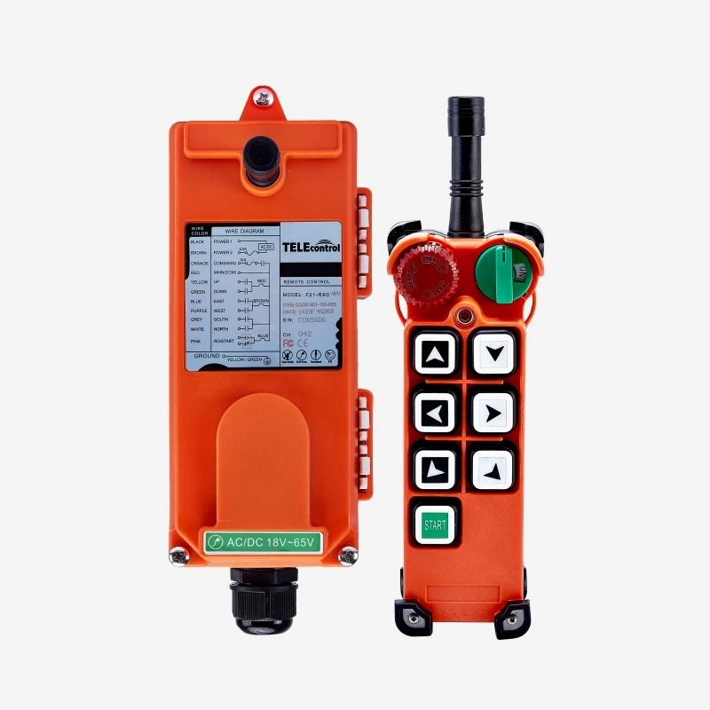 

Telecontrol industrial remote control F21-E2 2 transmitter and 1 receiver UHF 18-65V or 65-440V, N/a