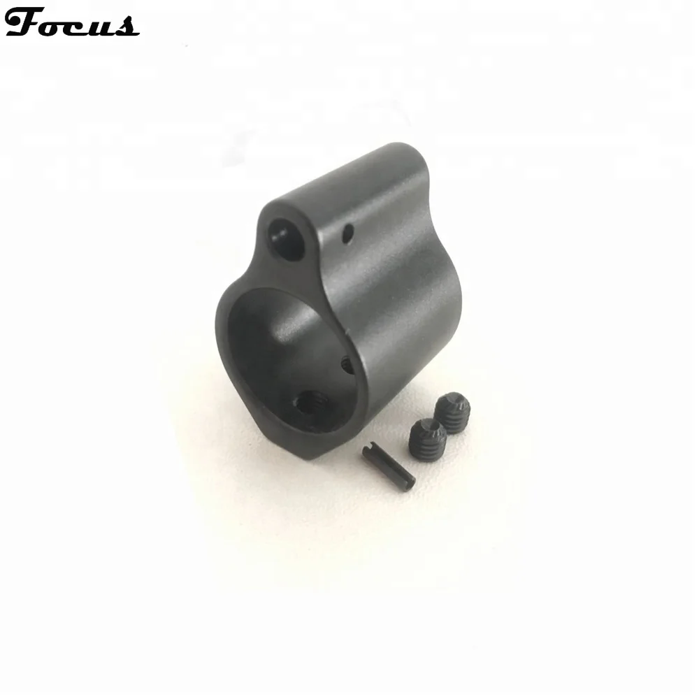 

High Quality Steel Low Profile  Adjustable Gas Block 5.56 223 300 AAC, Black