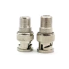 BNC-F110 copper BNC to F connector bnc balun connector with CE/FCC/ROHS certificate for CCTV system
