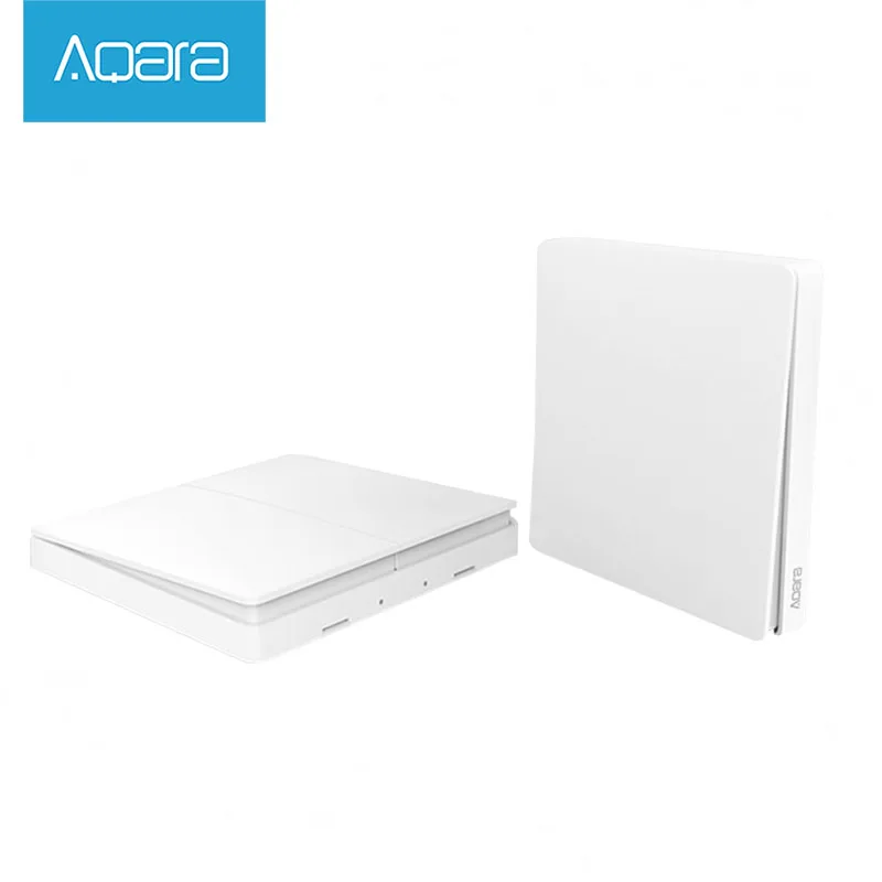 Aqara Wifi Smart Home Battery Power Zigbee Led Light Switches Momentary Automotive Push Button Switch Box