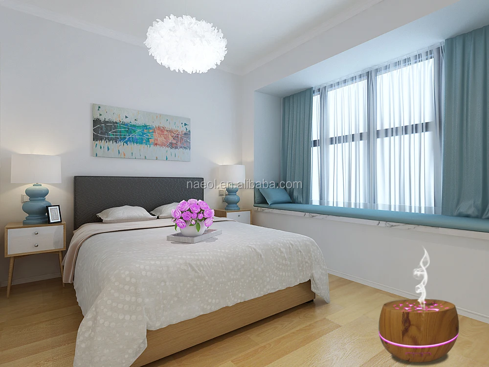 
300ml Eco--friendly ultrasonic electronic wood grain Aroma diffuser 