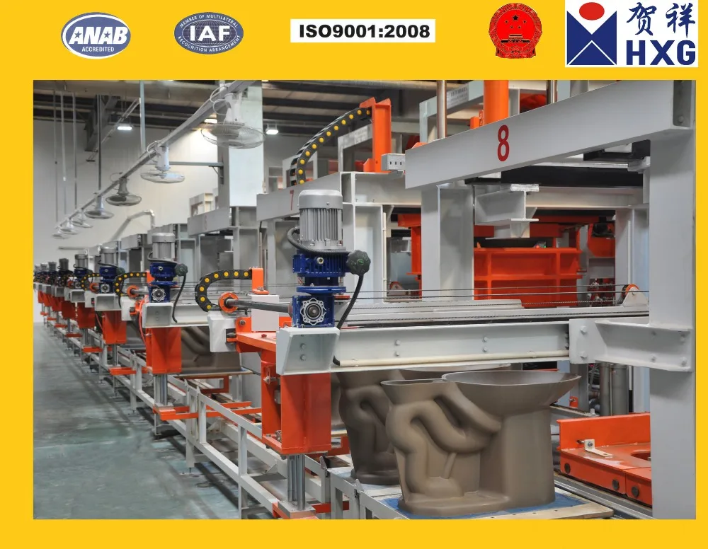 sanitary ware casting machine, hipressure ceramic casting machine for