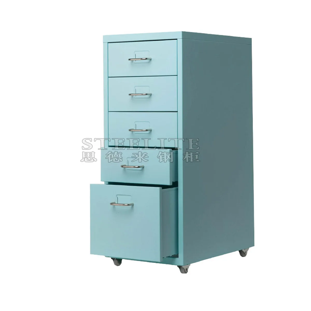 Five Drawer Storage Cabinet Helmer Drawer Unit On Casters Buy