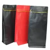 customized print stand up side gusset zip lock pouch square bottom plastic bag for tea
