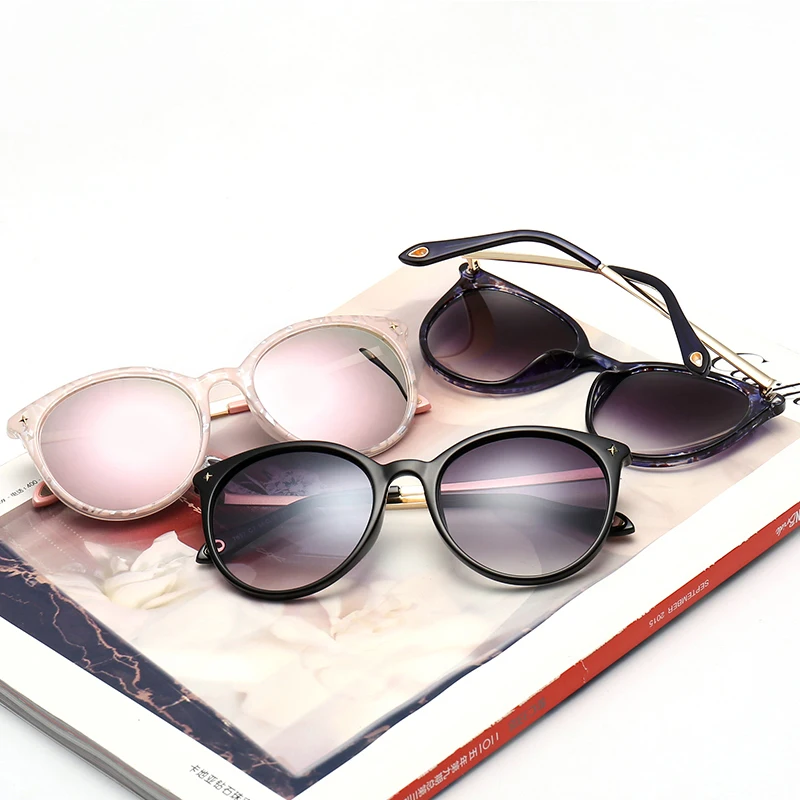 mocoo eyewear custom logo tr90 sun glasses women lunettes de