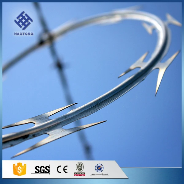 
Wholesale Concertina Razor Barbed Wire Price/Hot Dipped Galvanized Razor Wire 