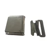 reversible aircraft seat belt buckle
